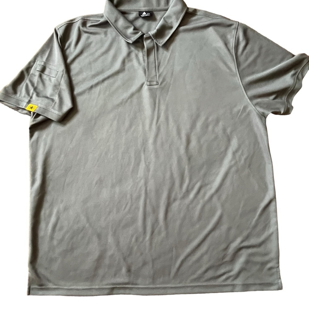 355-Grey short sleeve polo shirt #polo #business #businesscasual
3X